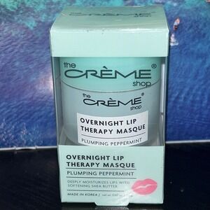 The Creme Shop Overnight Lip Therapy Masque Plumping Peppermint New